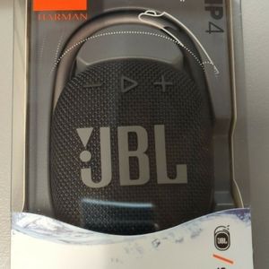 NEW JBL Clip 4 Portable Bluetooth Speaker - Waterproof & Dust-proof  Black